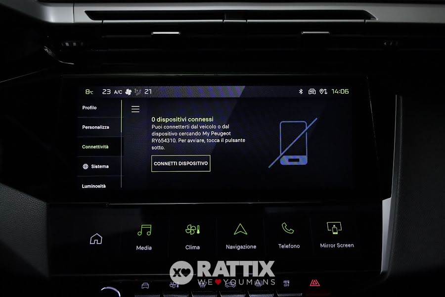 Peugeot 408 1.2 Hybrid 136CV GT e-DCS6 Bianco Banchisa  Aziendale foto 24