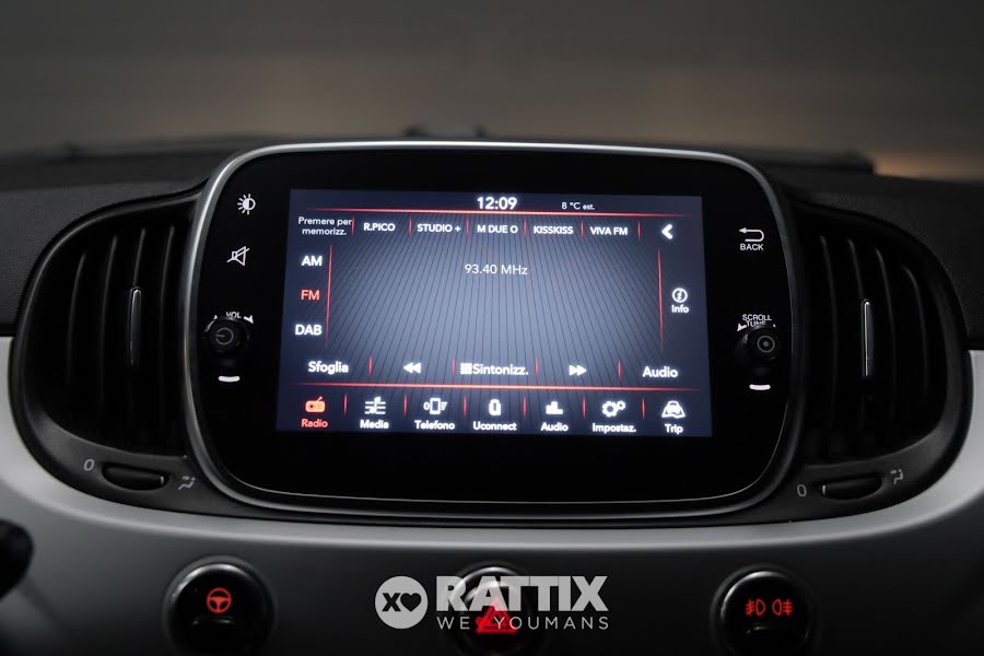 Fiat 500 1.0 hybrid 70CV Connect  Grigio Pompei  Aziendale foto 18