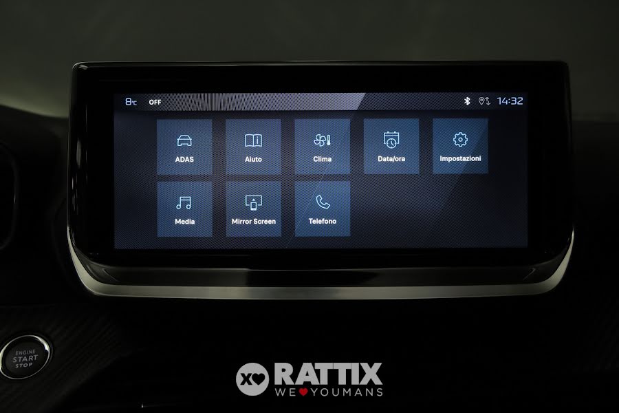 Peugeot 208 1.2 hybrid Allure e-dcs 6 Grigio Selenium  Aziendale foto 23