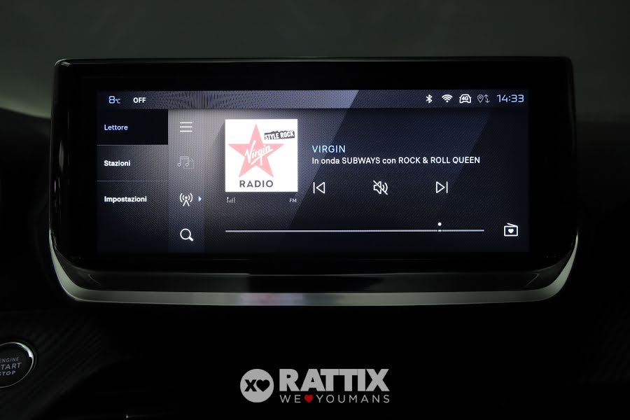 Peugeot 208 1.2 hybrid Allure e-dcs 6 Grigio Selenium  Aziendale foto 26