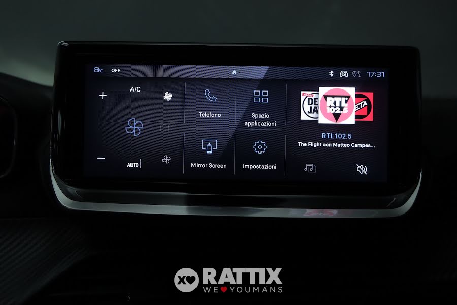 Peugeot 208 1.2 hybrid Allure e-dcs 6 Grigio Selenium  Aziendale foto 24