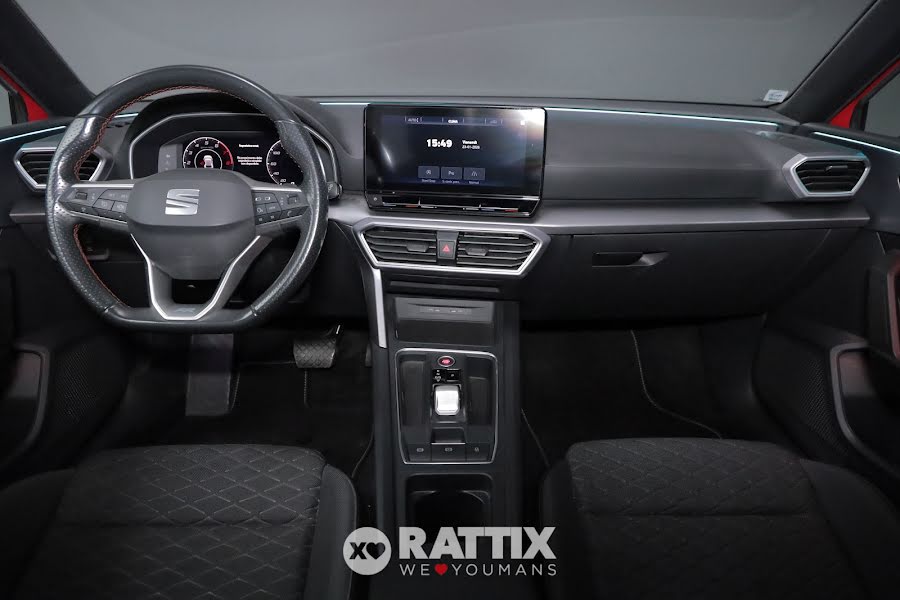 SEAT Leon 1.5 ETSI 150CV FR DSG Rosso   Aziendale foto 10