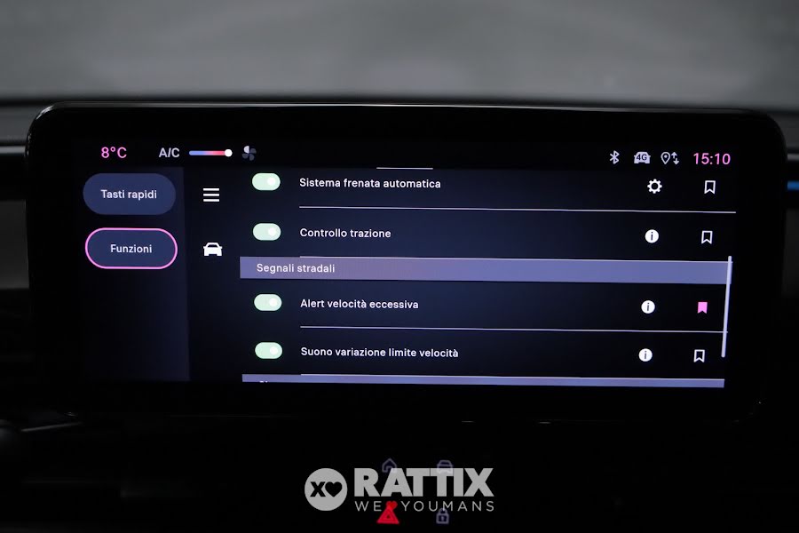Fiat 600 1.2 Hybrid 145CV Pop Auto Nero Cinema  Aziendale foto 21