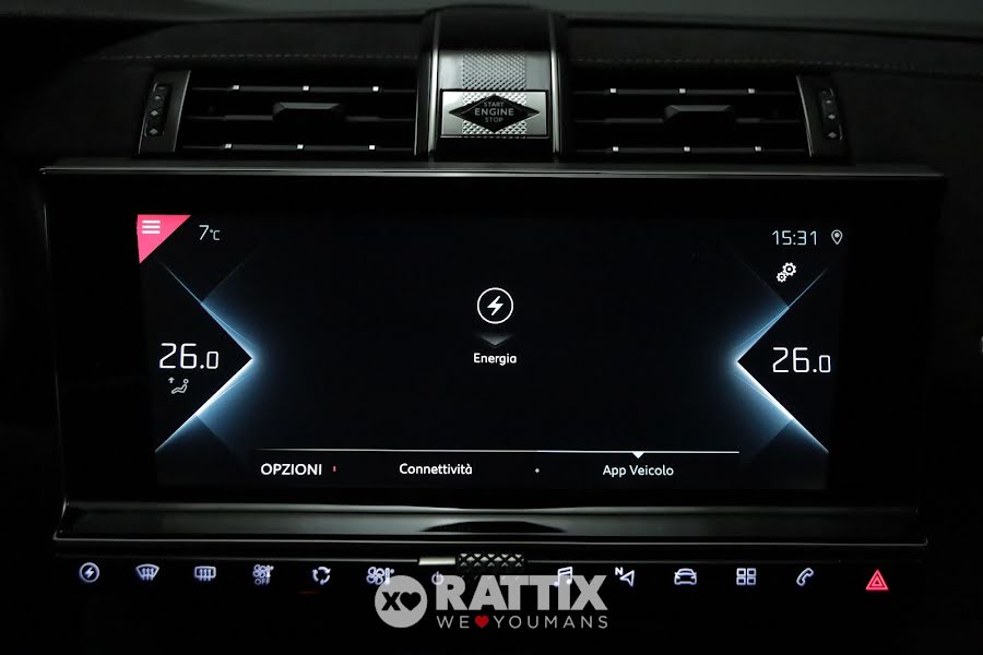 DS Automobiles DS 7 Crossback 1.6 e-tense Phev Performance Line Auto Grigio Artense  Aziendale foto 23