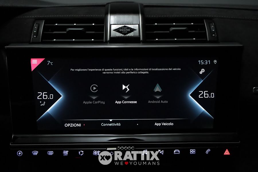 DS Automobiles DS 7 Crossback 1.6 e-tense Phev Performance Line Auto Grigio Artense  Aziendale foto 24