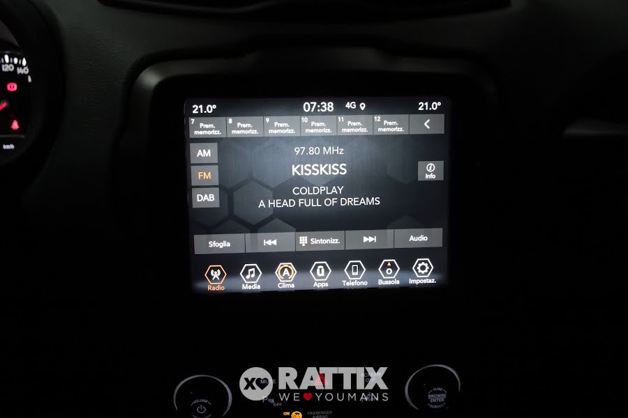 Jeep Renegade 1.5 turbo t4 mhev 130CV Limited dct Alpine white  Aziendale foto 18