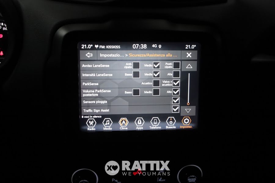 Jeep Renegade 1.5 turbo t4 mhev 130CV Limited dct Alpine white  Aziendale foto 20