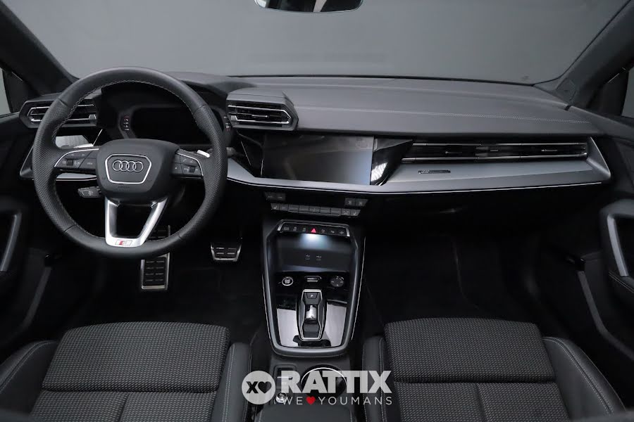 Audi A3 Sportback 35 2.0 tdi 150CV S line s-tronic + tetto apribile Nero Mythos  Aziendale foto 8