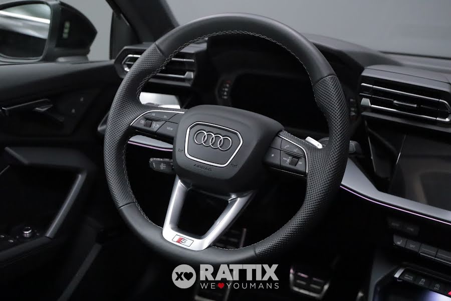 Audi A3 Sportback 35 2.0 tdi 150CV S line s-tronic + tetto apribile Nero Mythos  Aziendale foto 9