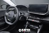 Miniatura Peugeot 208 1.2 Hybrid Allure 110CV e-DCS6 Grigio Selenium  Aziendale foto 31