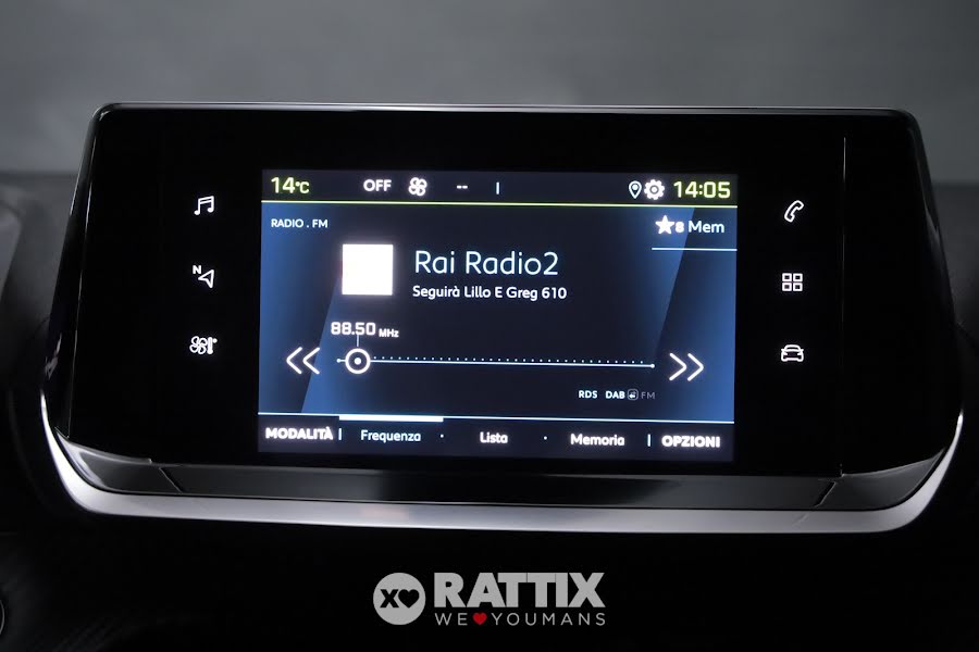 Peugeot e-208 motore elettrico 100kW Allure Pack Grigio Artense  Aziendale foto 20