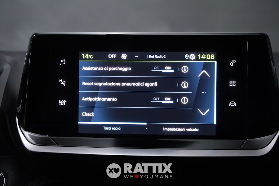 Peugeot e-208 motore elettrico 100kW Allure Pack Grigio Artense  Aziendale foto 22