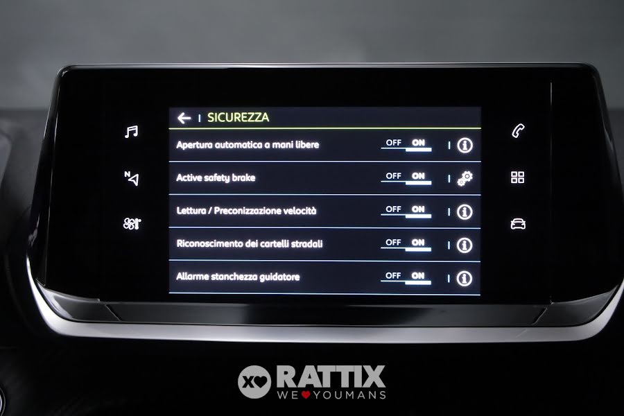 Peugeot e-208 motore elettrico 100kW Allure Pack Grigio Artense  Aziendale foto 23