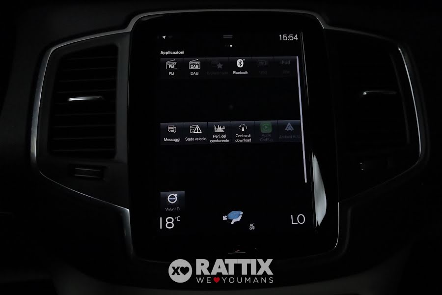 Volvo XC90  2.0 T8 Recharge PHEV 310CV Inscription Expression AWD Auto 7p.ti  Denim Blue  Aziendale foto 23