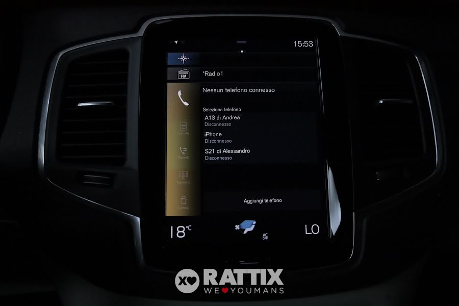 Volvo XC90  2.0 T8 Recharge PHEV 310CV Inscription Expression AWD Auto 7p.ti  Denim Blue  Aziendale foto 25