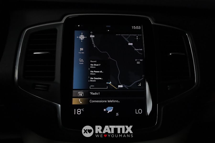 Volvo XC90  2.0 T8 Recharge PHEV 310CV Inscription Expression AWD Auto 7p.ti  Denim Blue  Aziendale foto 27