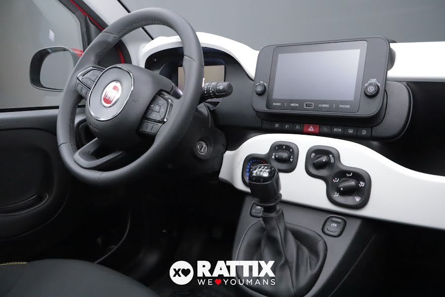 Fiat Panda Pandina 1.0 Firefly Hybrid 70CV Cross Rosso Passione Pastello  Aziendale foto 15