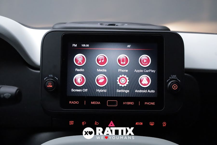 Fiat Panda Pandina 1.0 Firefly Hybrid 70CV Cross Rosso Passione Pastello  Aziendale foto 16