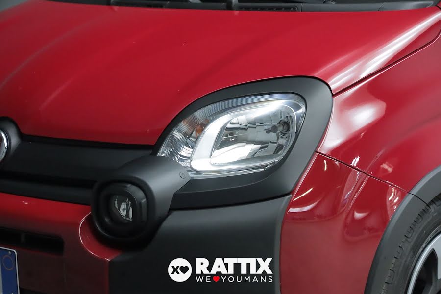 Fiat Panda Pandina 1.0 Firefly Hybrid 70CV Cross Rosso Passione Pastello  Aziendale foto 3