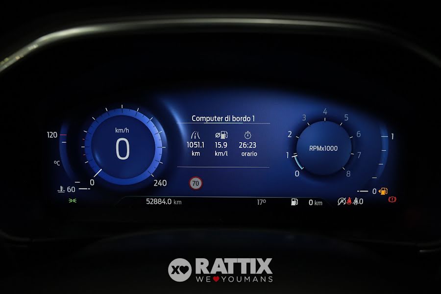 Ford Focus Active 1.0 Ecoboost Hybrid 125CV Blu  Usato foto 16