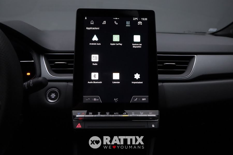 Renault Captur 1.8 Full Hybrid E-Tech 160CV Techno Auto Grigio Cassiopea  Aziendale foto 19