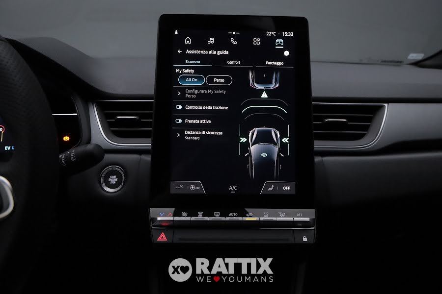 Renault Captur 1.8 Full Hybrid E-Tech 160CV Techno Auto Grigio Cassiopea  Aziendale foto 20