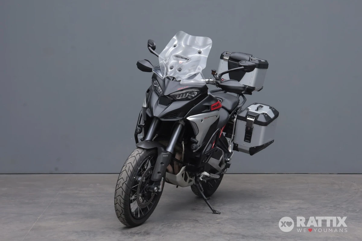 DUCATI Multistrada V4 1160 Rally Matt Black&Brushed Aluminium Full Adventure my23