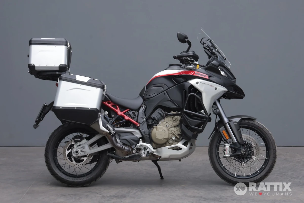 DUCATI Multistrada V4 1160 Rally Matt Black&Brushed Aluminium Full Adventure my23