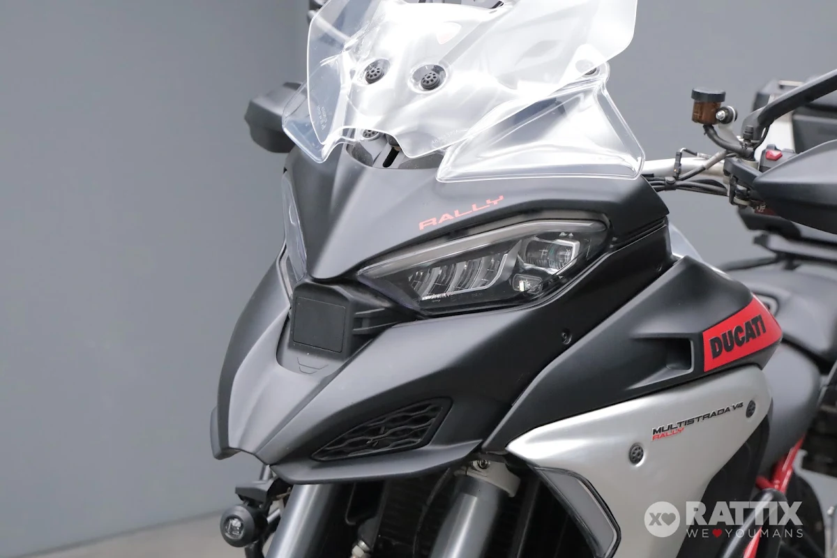 DUCATI Multistrada V4 1160 Rally Matt Black&Brushed Aluminium Full Adventure my23
