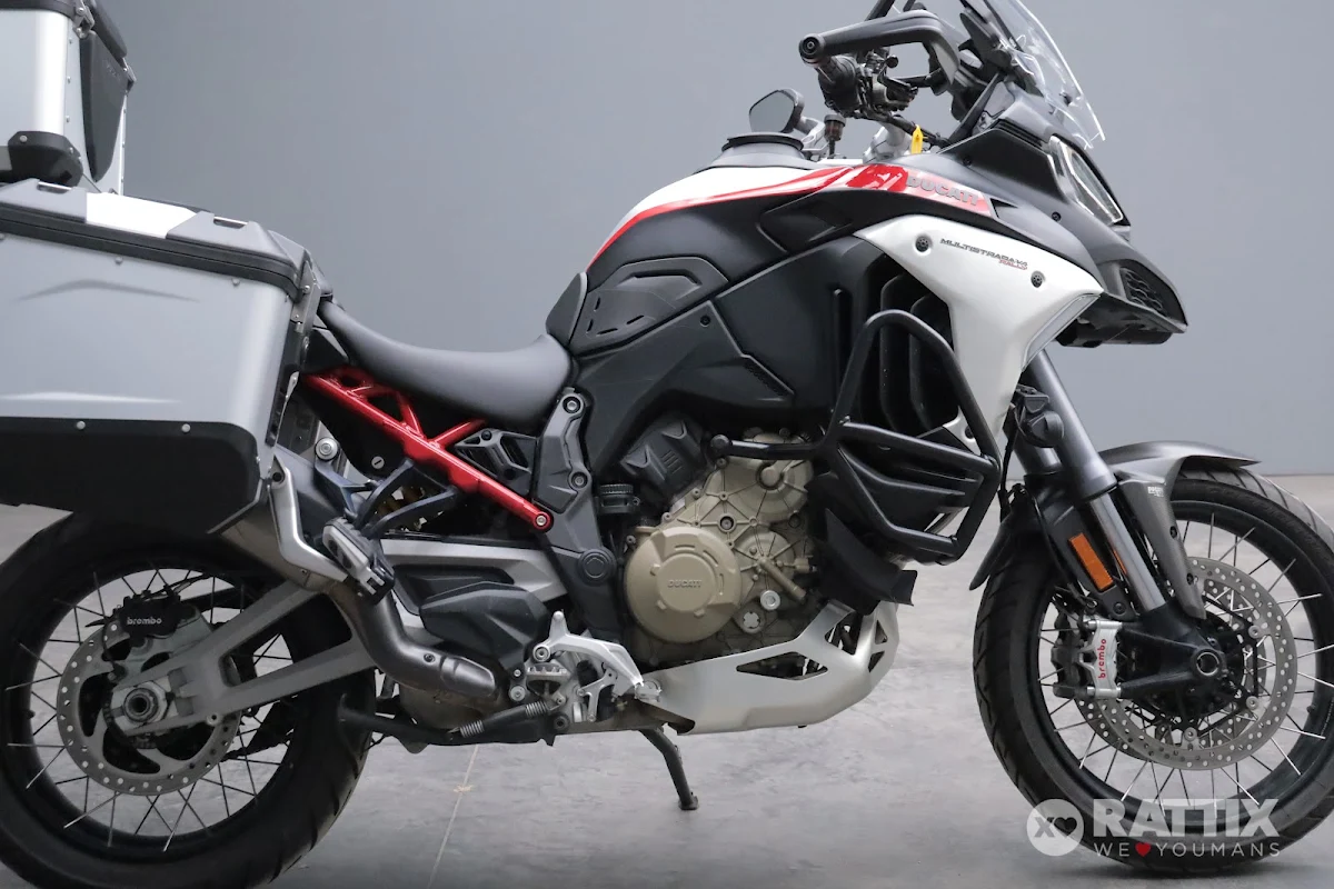 DUCATI Multistrada V4 1160 Rally Matt Black&Brushed Aluminium Full Adventure my23