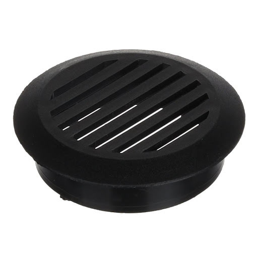 Riex GV25 Duct vent, H17, D50, black