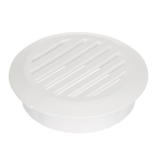 Riex GV25 Duct vent, H17, D50, white