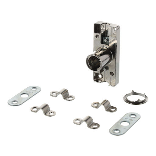 Riex EP67 Expanding bar lock, with accessories (no bar), nickel plated