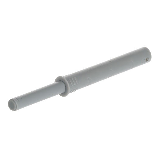 Riex NK50 Push for open à encastrer 10 mm, 37 mm, avec tampon, gris clair
