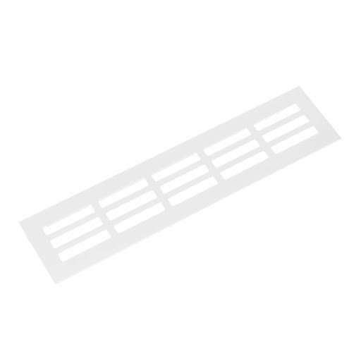 Riex GV44 Grille de aération aluminium, 60x250 mm, blanc