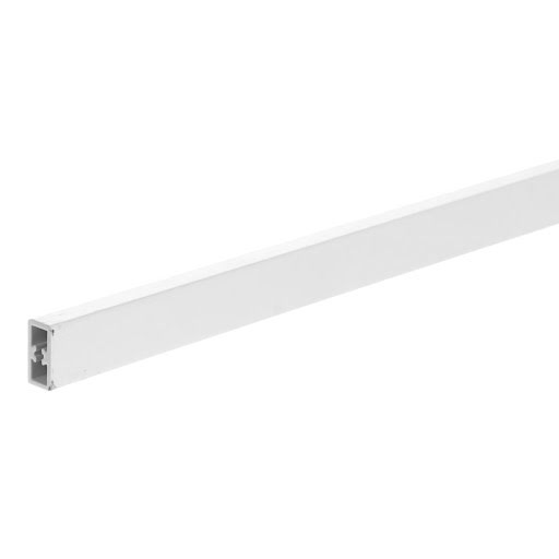 Riex NX40 vidinio stalčiaus profilis laikikliui su kvadratiniais reilingais, 1100mm, baltas