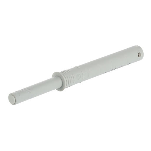 Italiana Ferramenta K Push pentru gaurire 10 mm, cu tampon, 37 mm, gri