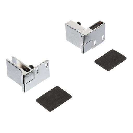 Riex NG50 Hinges for glass door (max. 5 mm), chrome