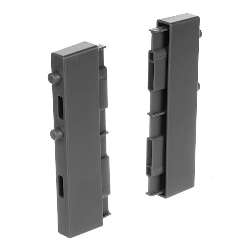 RiexTrack Accessoires séparateur de tiroir, set d'embout d'extrémité séparateur trans., gris foncé