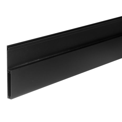 RiexTrack vnútorná zásuvka, čelný panel, 800 mm, čierna