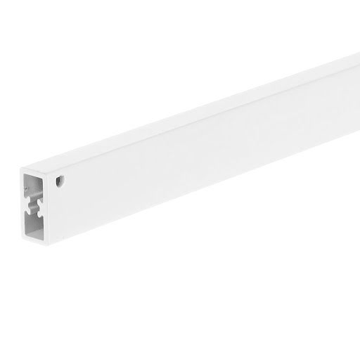 RiexTrack Accesoires de tiroirs intérieur, tringle façade avant carrée, 800 mm, blanc