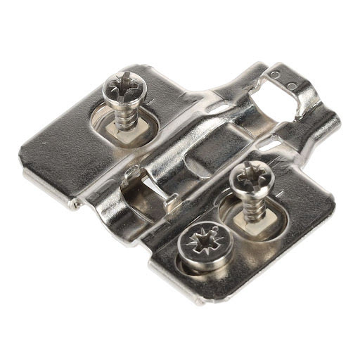 Riex NC50/NC70 Mounting plate for hinge clip on, H0, cam, with dowels