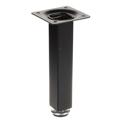 Riex GS26 Furniture leg 25x25 mm, H150, matt black