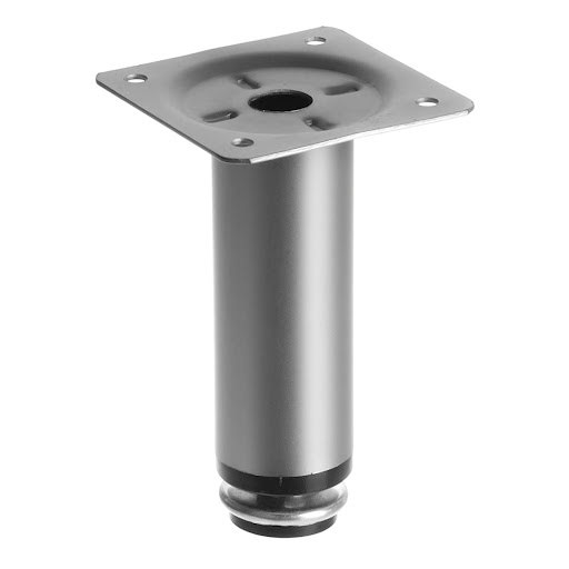 Riex GS23 Furniture leg D30, H100, matt chrome