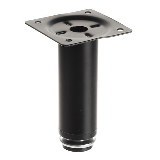 Riex GS23 Furniture leg D30, H100, matt black