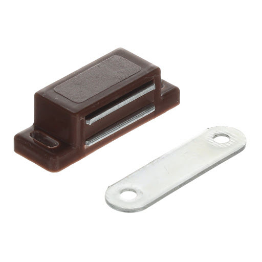 Riex EG20 Magnetic door latch, brown