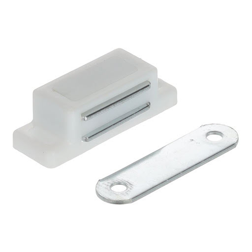 Riex EG20 Chiusura magnetica per porte, bianco