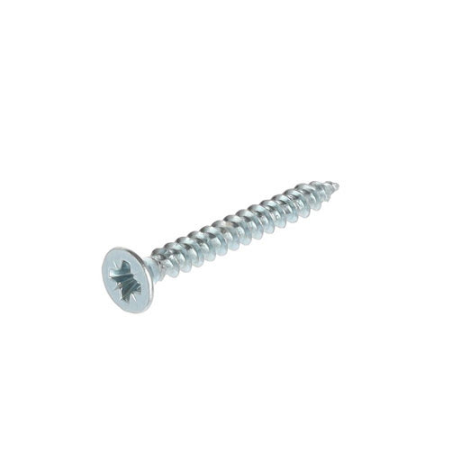 Riex Screw 3,5x30 mm, PZ (PZ2), countersunk, white zinc (1000 pcs pack)