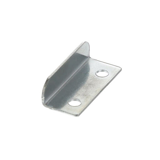 Riex EZ20 Strike plate for locks for 2 screws, L27, white zinc