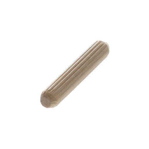 Riex JW55 Wooden dowel, 6x35 mm, with ribs, calibrated, birch (pack 1 000 pcs)